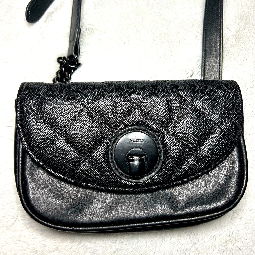 Aldo Black Belt Bag